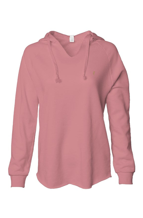 Seahorse Womens Dusty Rose Hooded Sweatshirt