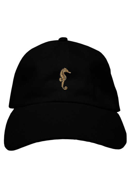 Seahorse soft black cap