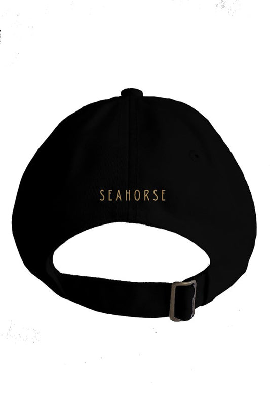 Seahorse soft black cap