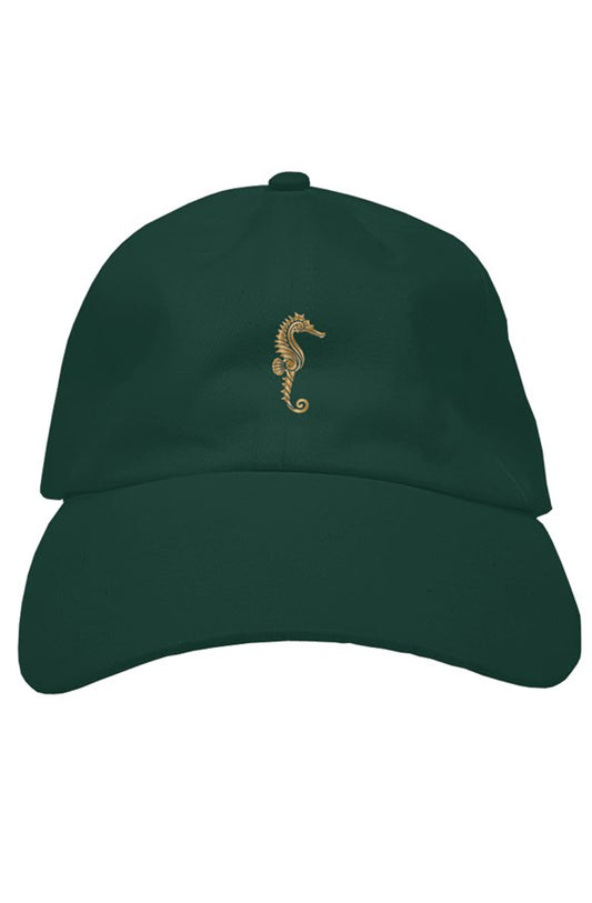 Seahorse soft green cap