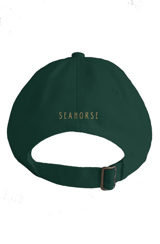 Seahorse soft green cap