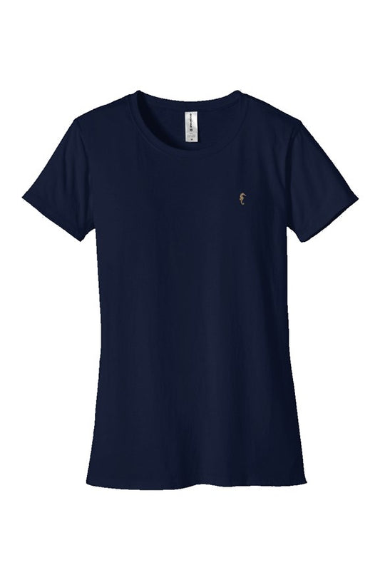 Seahorse Womens Classic T Shirt-navy blue