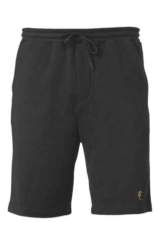 Seahorse Midweight Fleece Shorts-black