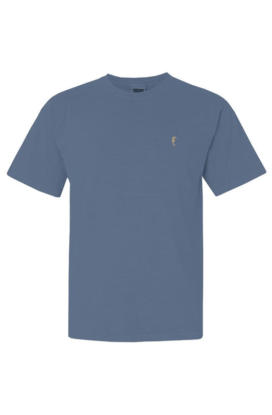 Seahorse mens classic tshirt-blue