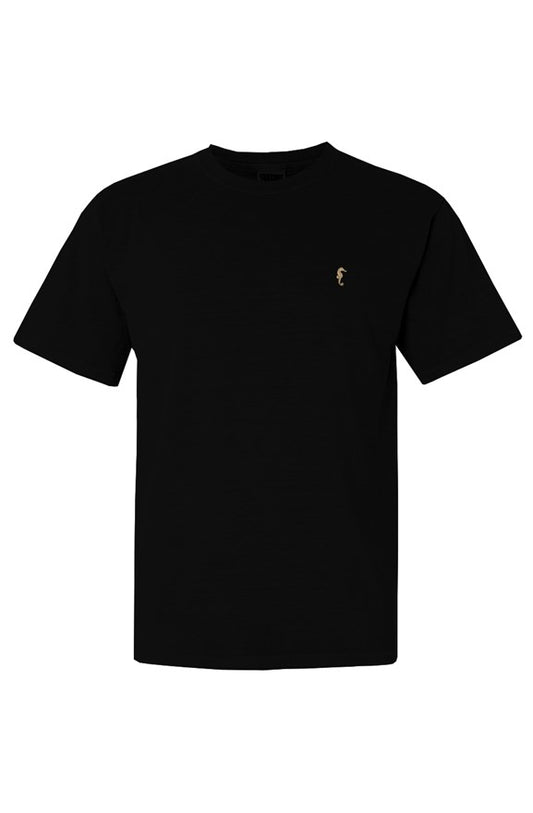 Seahorse mens classic tshirt-black