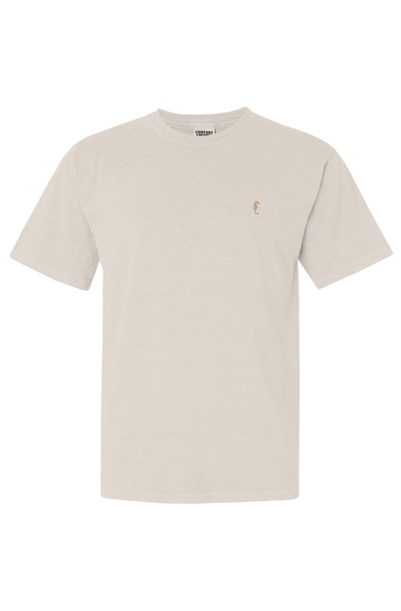 Seahorse mens classic tshirt-ivory