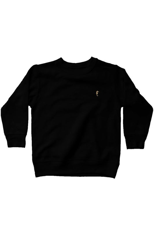 Seahorse kids fleece sweatshirt-black
