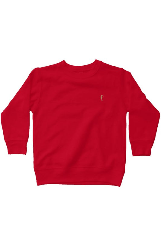 Seahorse kids fleece sweatshirt-red