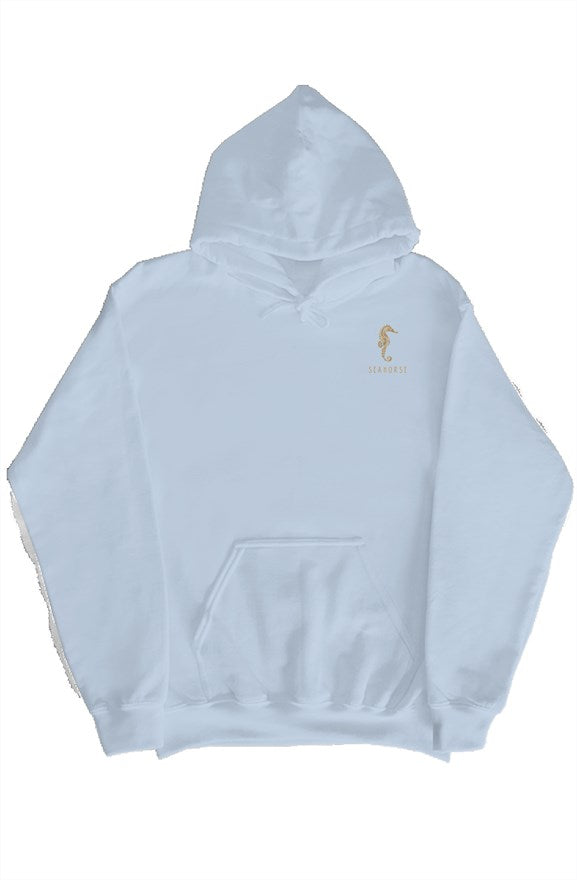 Seahorse pullover hoody-light blue
