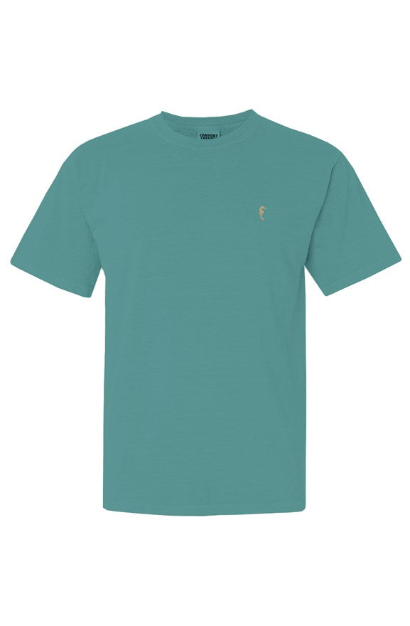 Seahorse mens classic tshirt-seafoam