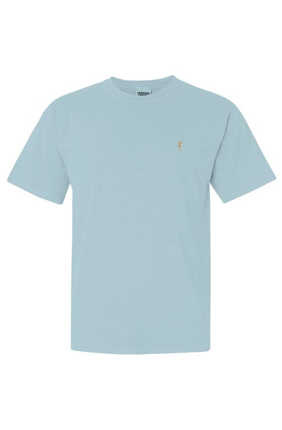 Seahorse mens classic tshirt-chambray