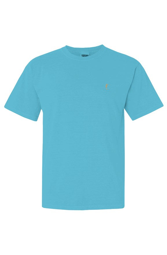 Seahorse mens classic tshirt-lagoon blue